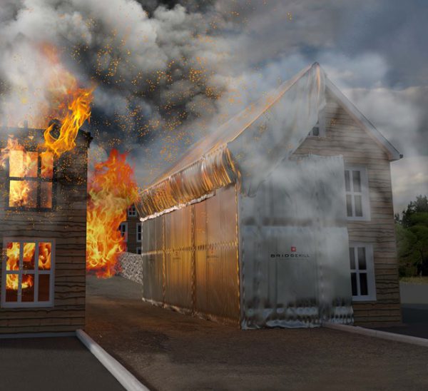 brandzeilen hittewerend